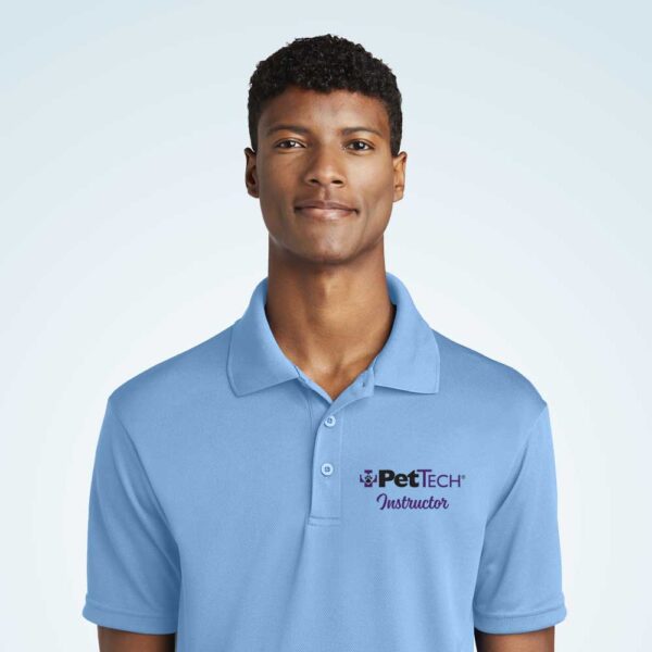 PTI Mens Polo Carolina Blue